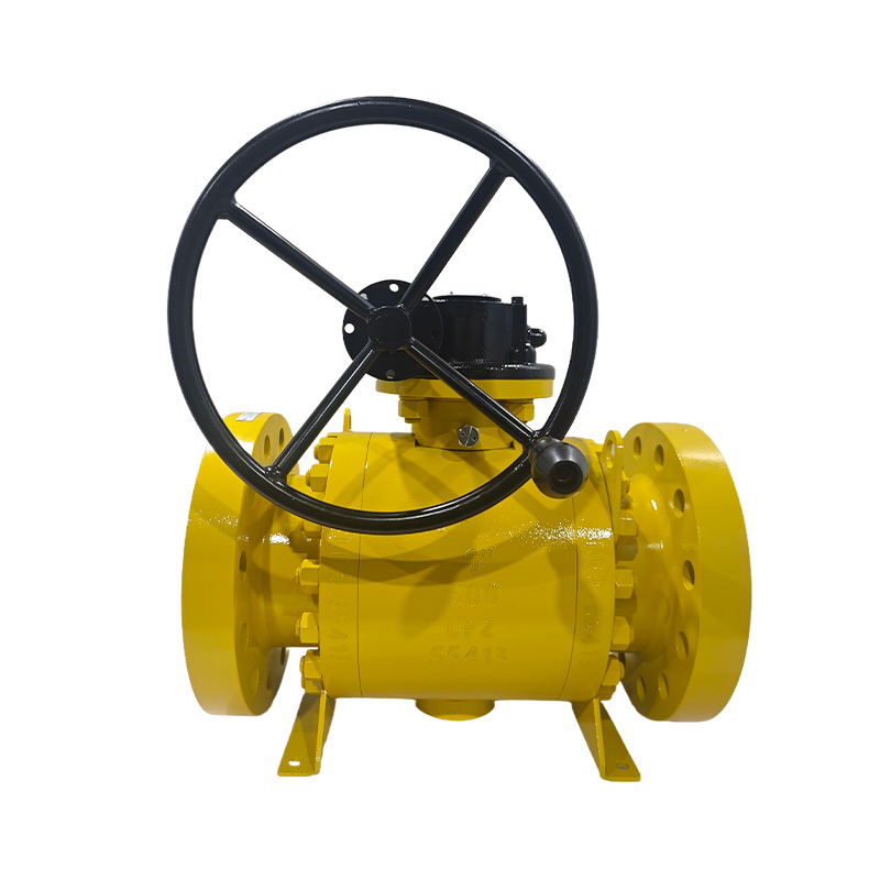 How can a forged steel fixed soft seal ball valve maintain a long-term, leak-free seal under high pressure?